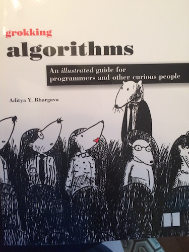 grokking algorithms book cover