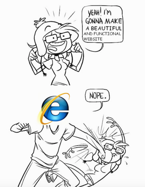 Internet Explorer comic