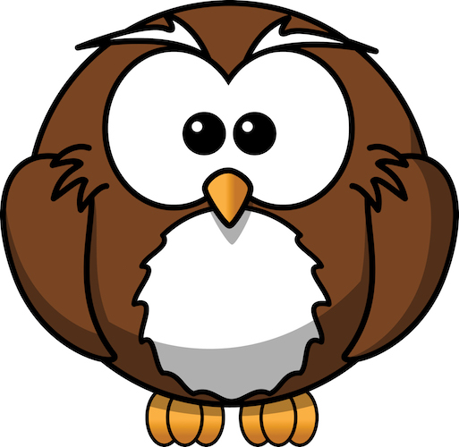 Cartoon owl